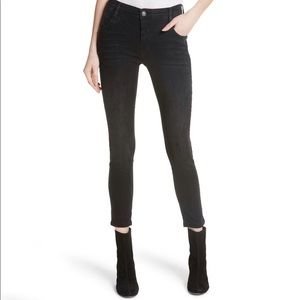 Free People High Rise Skinny Jeans - Black